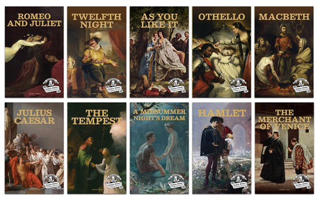 Collection of Shakespeare's Greatest Stories (Box Set of 10 Books) For Children - Retail Maharaj