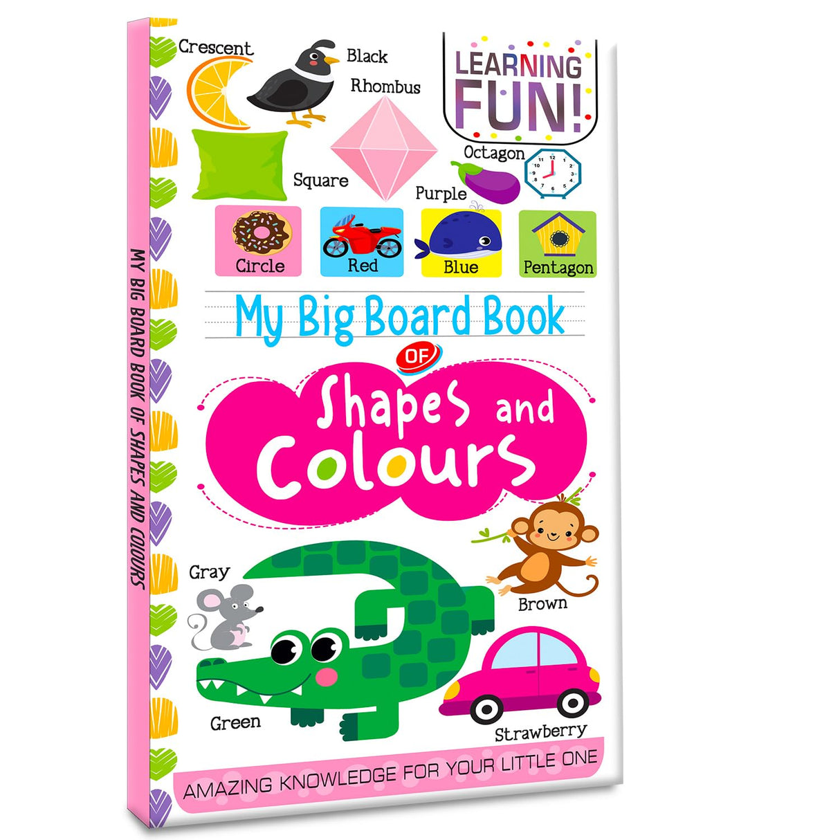 Hello Friend Books My Big Board Book of Shapes and Colours : Simple and Vibrant Illustrations to Increase the Knowledge of Your Little One - Retail Maharaj