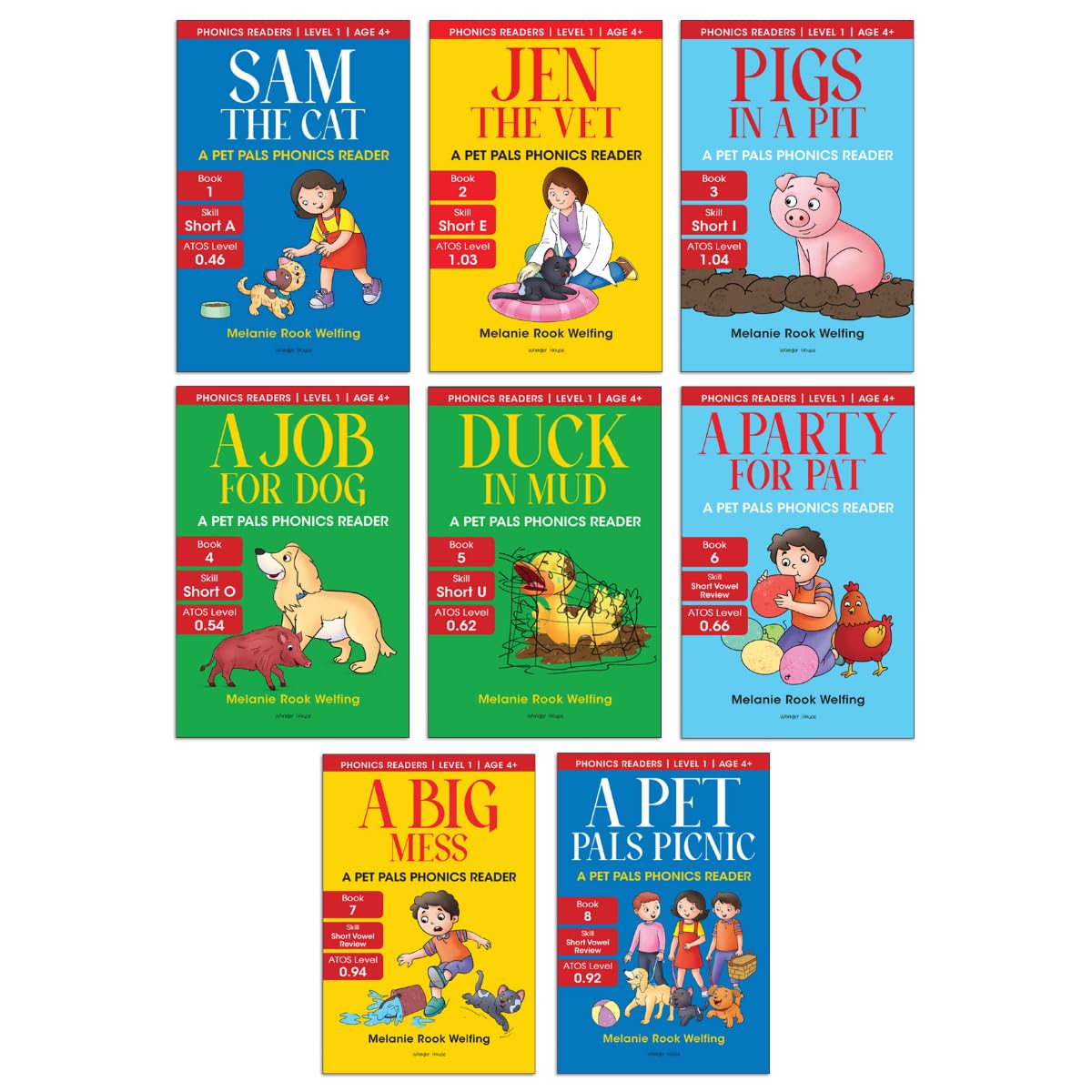 Phonics Reader Level 1 (Pack of 8) - Retail Maharaj