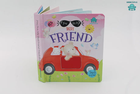Booktopus Touch and Feel Board Book - You Are My Best Friend Sensory Book for Toddlers - Textured Baby Books for 4+ Years - Interactive Lear - Retail Maharaj