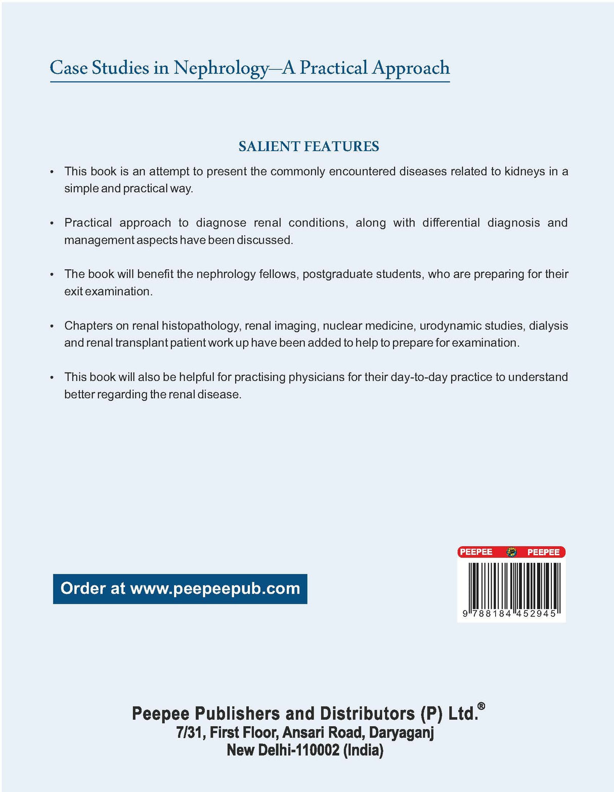 Case Studies in Nephrology: A Practical Approach - Retail Maharaj