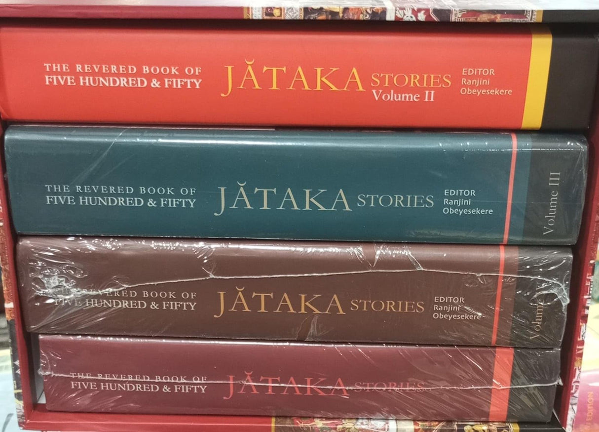 THE REVERED BOOK OF FIVE HUNDRED AND FIFTY JATAKA STORIES VOLUME I - IV BOX SET - Retail Maharaj