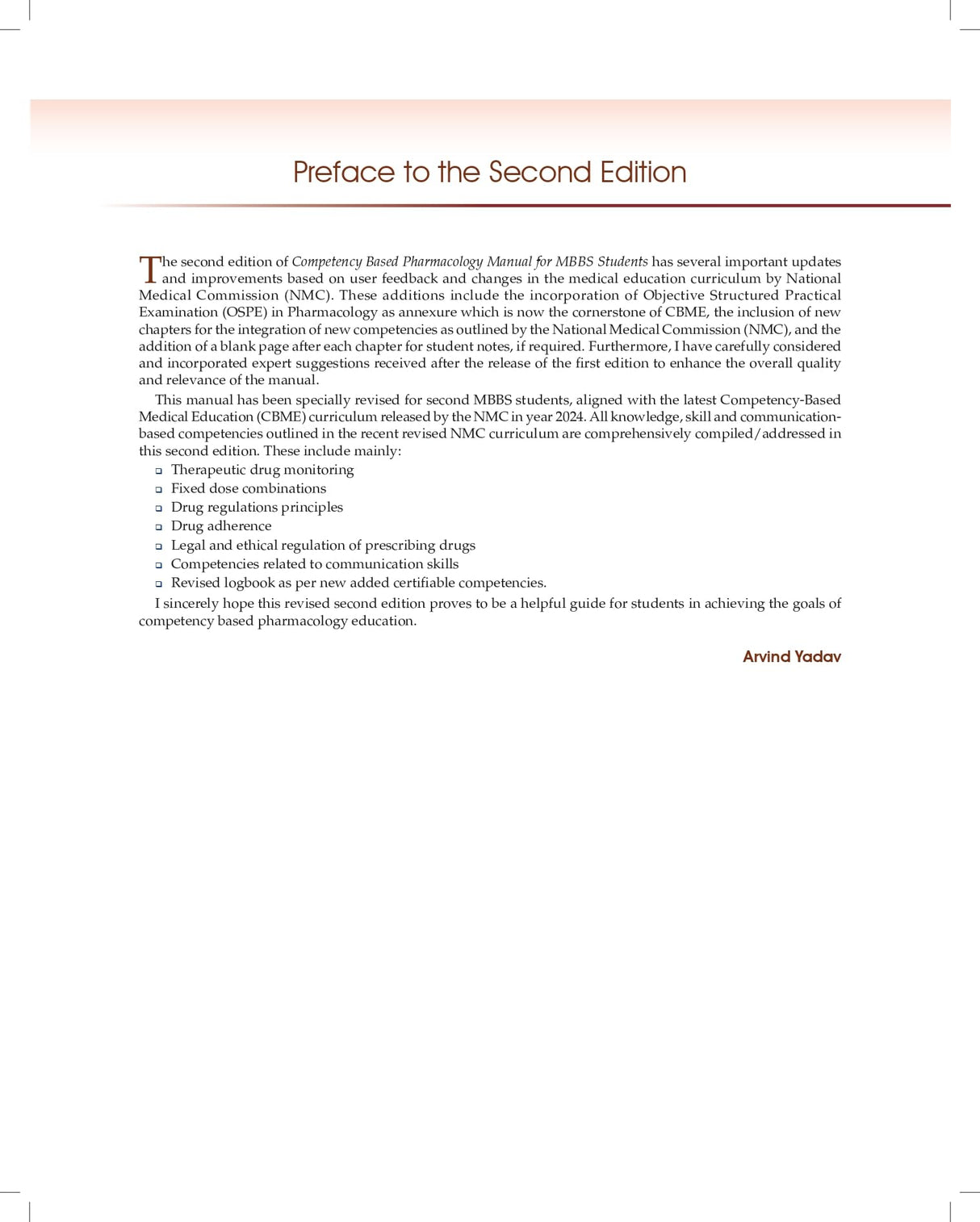 Competency Based Pharmacology, 2/e Manual for MBBS Students ( PB 2026) - Retail Maharaj