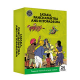 Jataka, Panchatantra, Hitopadesha Collection: 24 Book Set | Indian History, Folktales & Humor | Cultural Stories for Kids & Adults | Illustrated Children's Comic Books | Amar Chitra Katha - Retail Maharaj