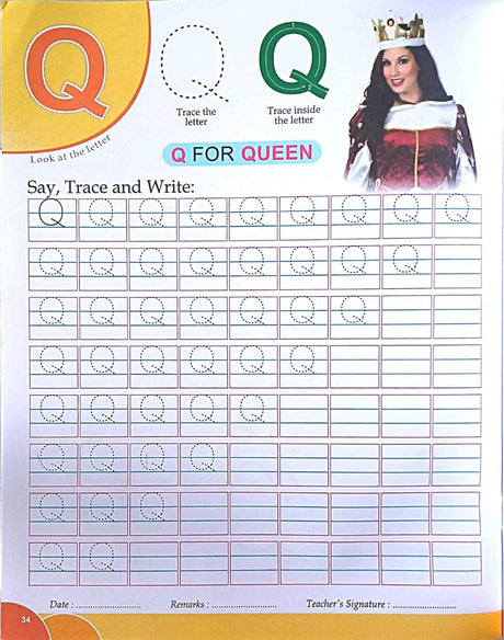 English Writing Book (Capital Letters) - Retail Maharaj
