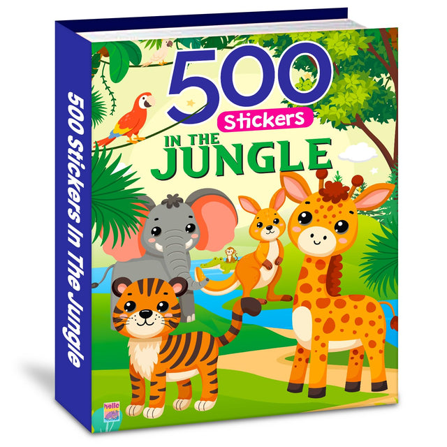 My First 500 Jungle Sticker Activity Book for Kids, Children and Toddlers – Fun Activity with Coloring – Ages 3+ Years - Retail Maharaj