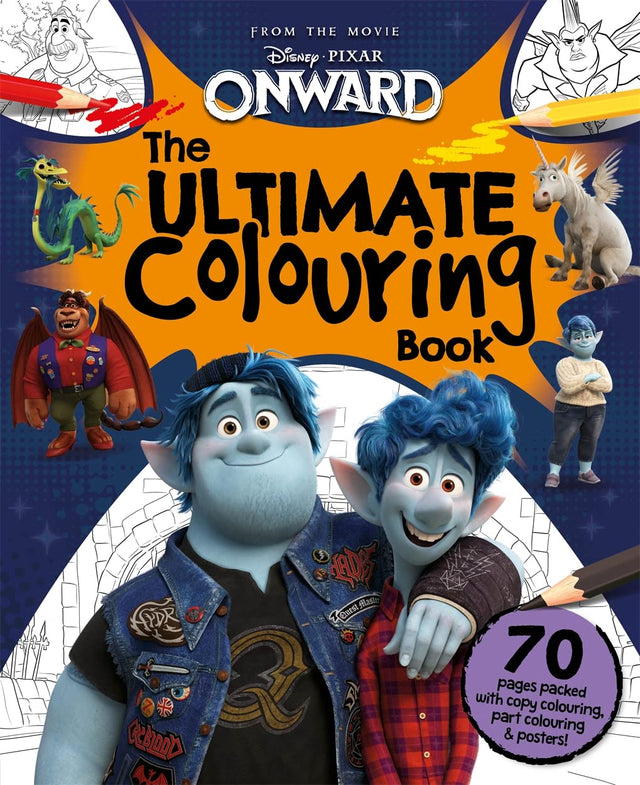 Disney Pixar Onward The Ultimate Colouring Book (Mammoth Colouring) - Retail Maharaj