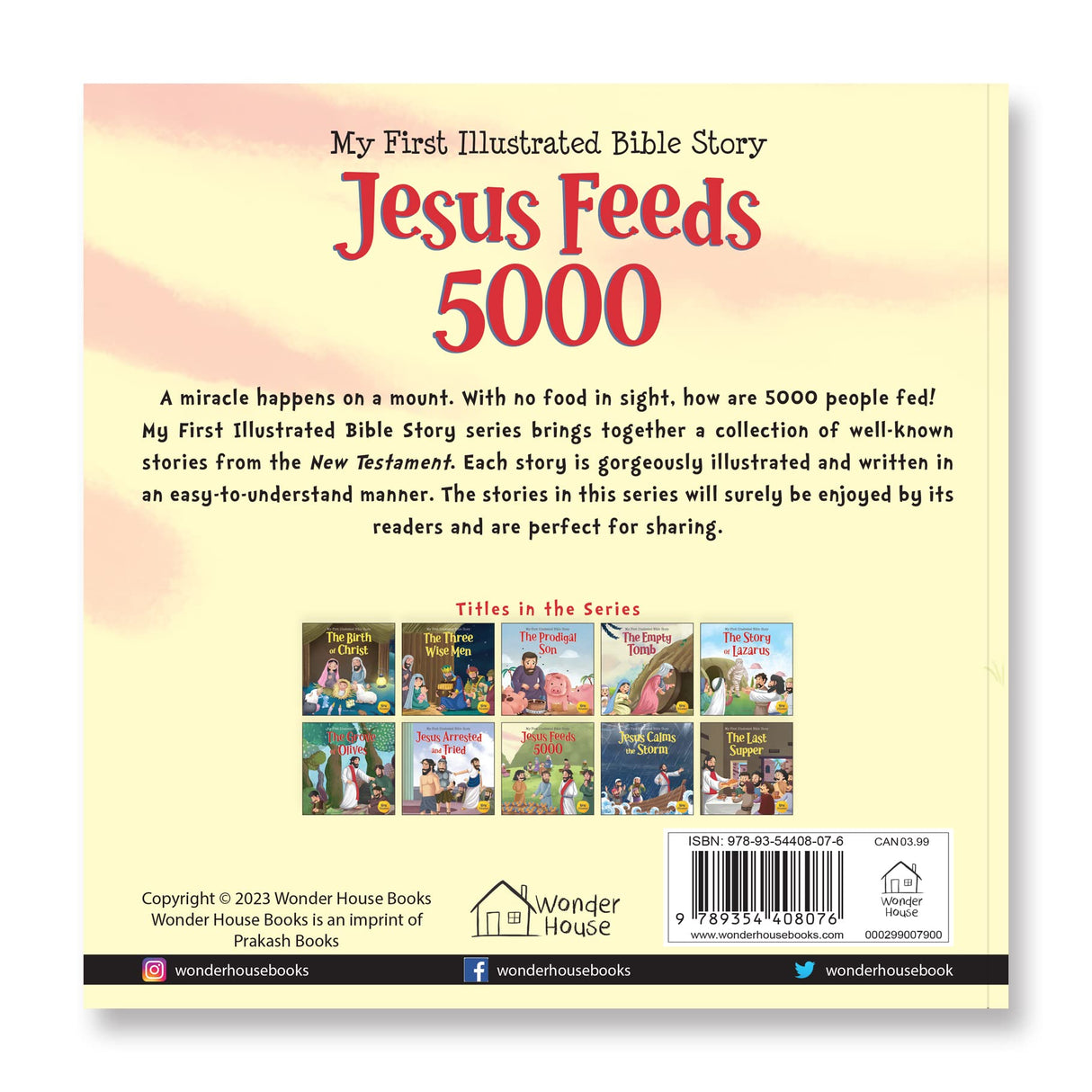 My First Illustrated Bible Story: Jesus feeds 5000 - Retail Maharaj