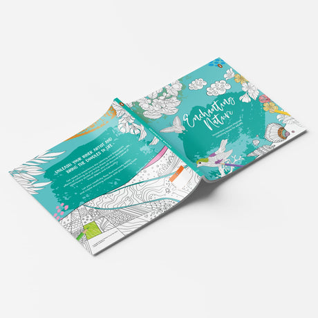 Enchanting Nature: Coloring Book for Adults with Tear out Sheets | Fun and Relaxing Doodle Designs - Retail Maharaj