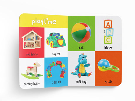 My First 100 Words: Board Book for Kids | Part of My 100 Library Series | Learn Everyday Words with Bright Pictures – Animals, Food, Toys, Objects & More | Early Learning Book for Babies, Toddlers & Preschoolers | Ages 0–5 Years - Retail Maharaj