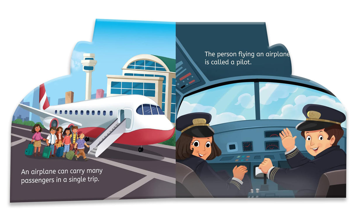 Transport - Shaped Books - Pack of 5 - Retail Maharaj