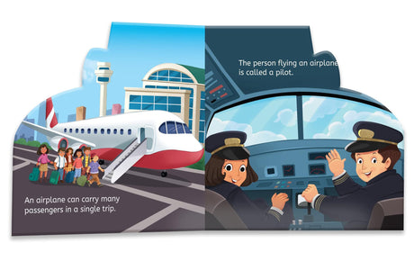 Transport - Shaped Books - Pack of 5 - Retail Maharaj