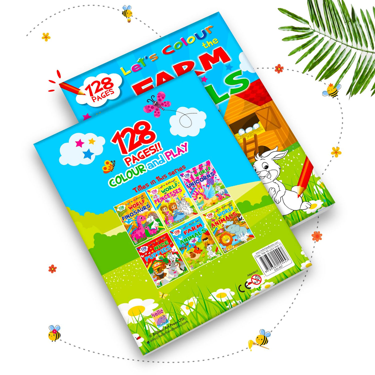 Let’s Colour the Farm Animals: Activity & Colouring Book for Kids Ages 3–9 | Perfect Gift for Drawing, Painting & Creativity | Premium Paper Quality - Retail Maharaj