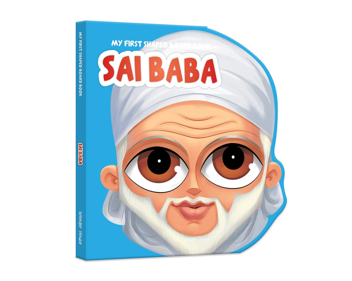 My First Shaped Board Book: Illustrated Sai Baba Hindu Mythology Picture Book for Kids Age 2+ - Retail Maharaj