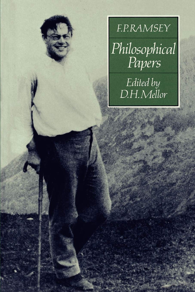 F. P. Ramsey: Philosophical Papers - Retail Maharaj