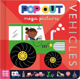 Pop Out Mega Pictures Pop Out Mega Pictures Vehicles (Pop-up Board Books) - Retail Maharaj