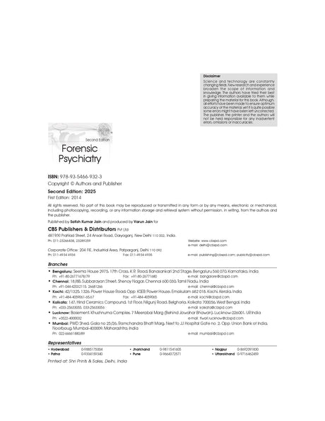 Forensic Psychiatry, 2/e - Retail Maharaj