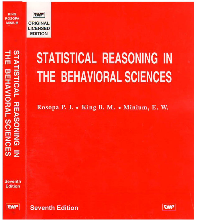 Statistical Reasoning in the Behavioral Sciences 7 th ed Original_Licensed - Retail Maharaj
