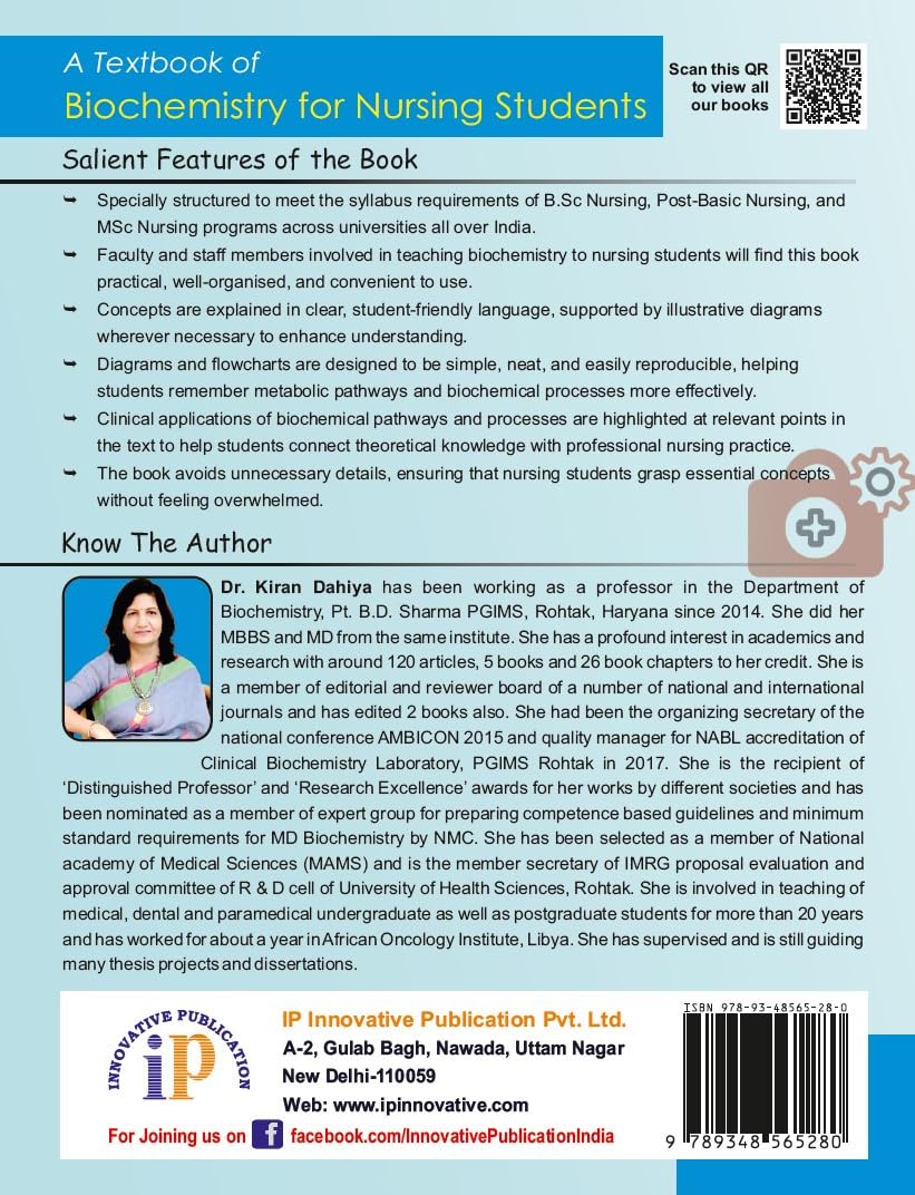 A Textbook of Biochemistry for Nursing Students (First Edition, 2026) - Retail Maharaj