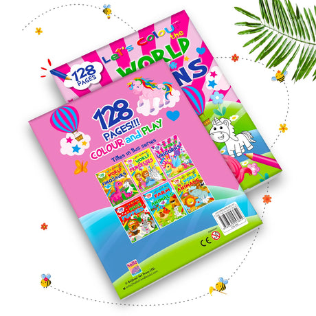 Let’s Colour the World of Unicorns: Activity & Colouring Book for Kids Ages 3–9 | Perfect Gift for Drawing, Painting & Creativity | Premium Paper Quality - Retail Maharaj