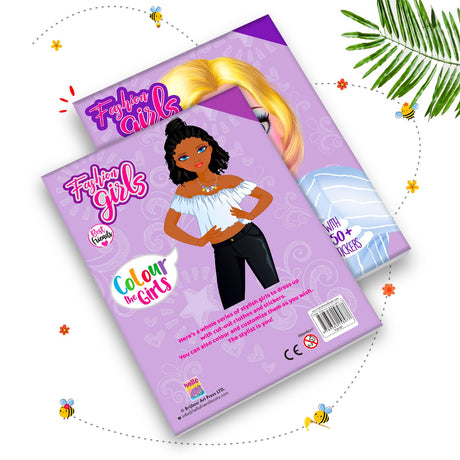 Fashion Coloring Book - 1 for Girls : Beauty Coloring Pages for Girls, Kids and Teens with Gorgeous Fun Fashion | Simple and Cute designs | Amazing ... Book for Girls | Great Gift for Girls - Retail Maharaj