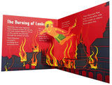 Pop Up The Ramayana Book for Kids: Little Heroes of the Ramayana | Tale of Rama and Ravana | Explore the Timeless Epic Tale in 3D | Pages of Legends & ... | Best Mythology Pop Up Book for Children - Retail Maharaj