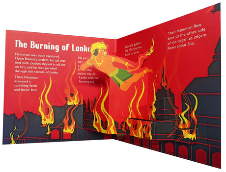 Pop Up The Ramayana Book for Kids: Little Heroes of the Ramayana | Tale of Rama and Ravana | Explore the Timeless Epic Tale in 3D | Pages of Legends & ... | Best Mythology Pop Up Book for Children - Retail Maharaj