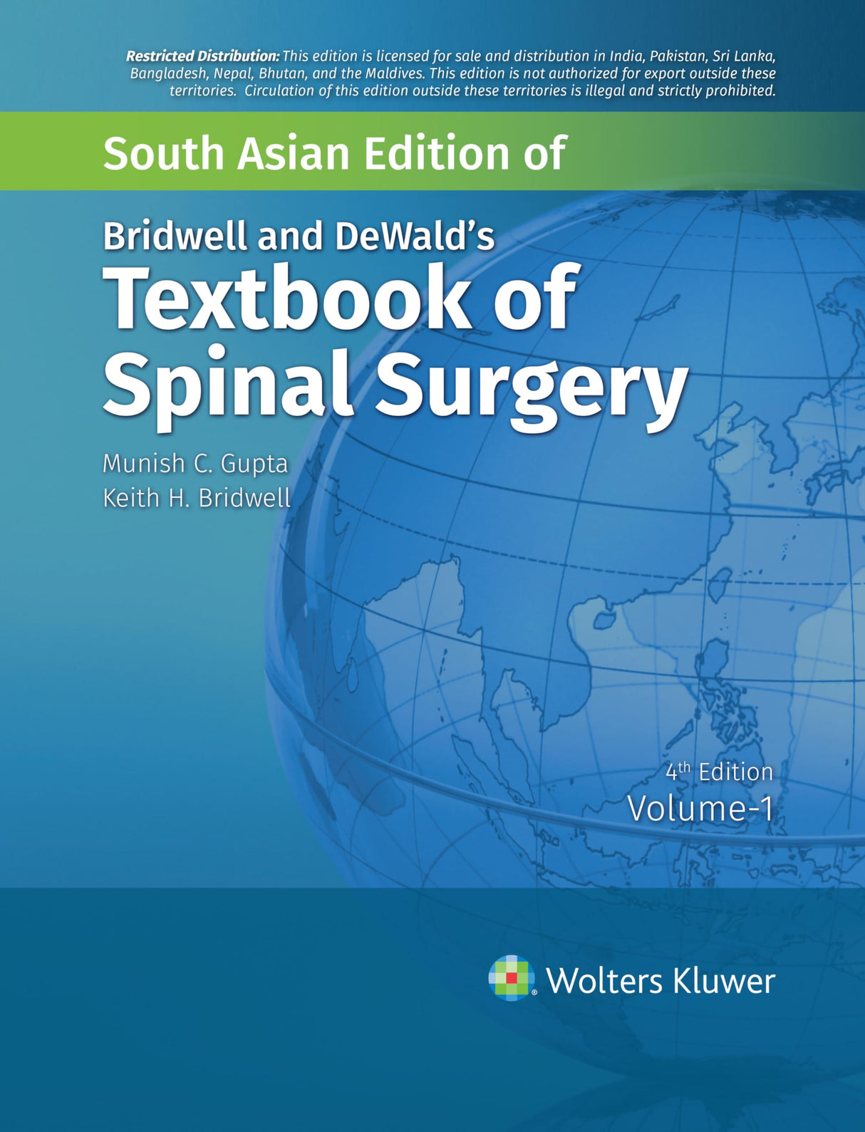 Bridwell and Dewald's Textbook of Spinal Surgery, Vol 1, 4th South Asian ed - Retail Maharaj