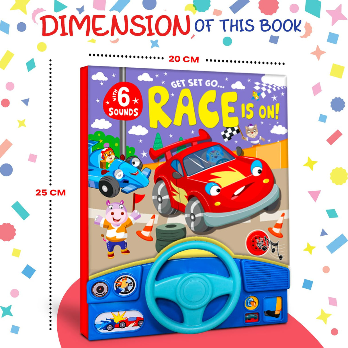 Race Car Sound Book - Retail Maharaj