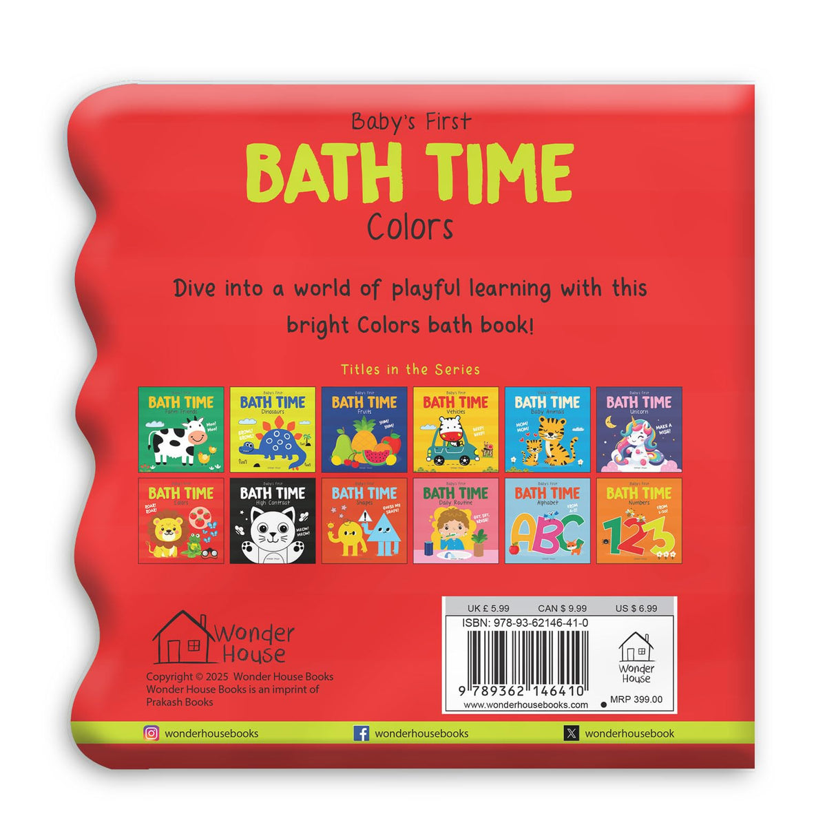 Baby's First Bath Time: Colors - Retail Maharaj