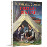Three Men in a Boat : Illustrated Abridged Children Classics English Novel with Review Questions - Retail Maharaj