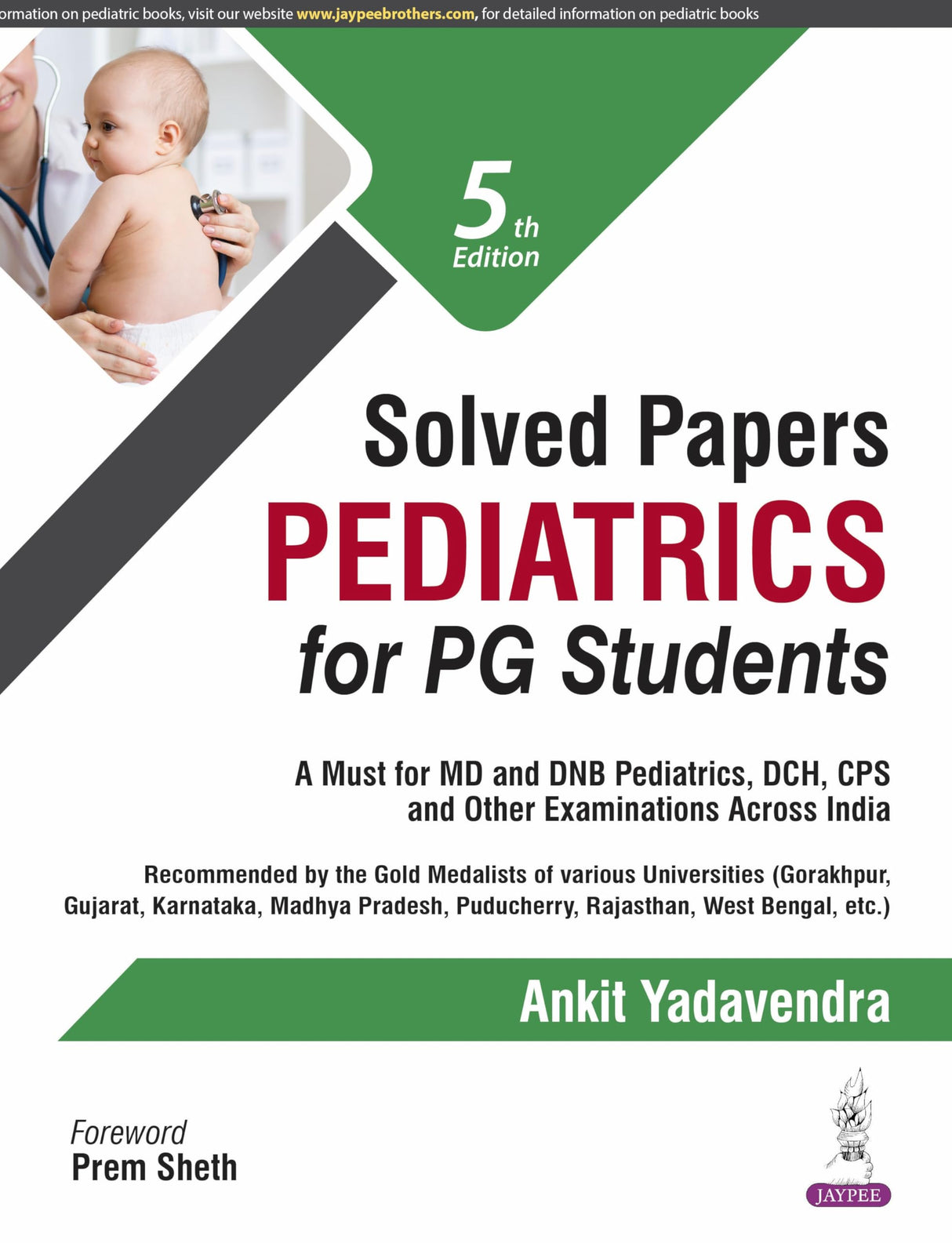 SOLVED PAPERS PEDIATRICS FOR PG STUDENTS - Retail Maharaj