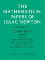 The Mathematical Papers of Isaac Newton: Volume 4, 1674-1684 (The Mathematical Papers of Sir Isaac Newton) - Retail Maharaj
