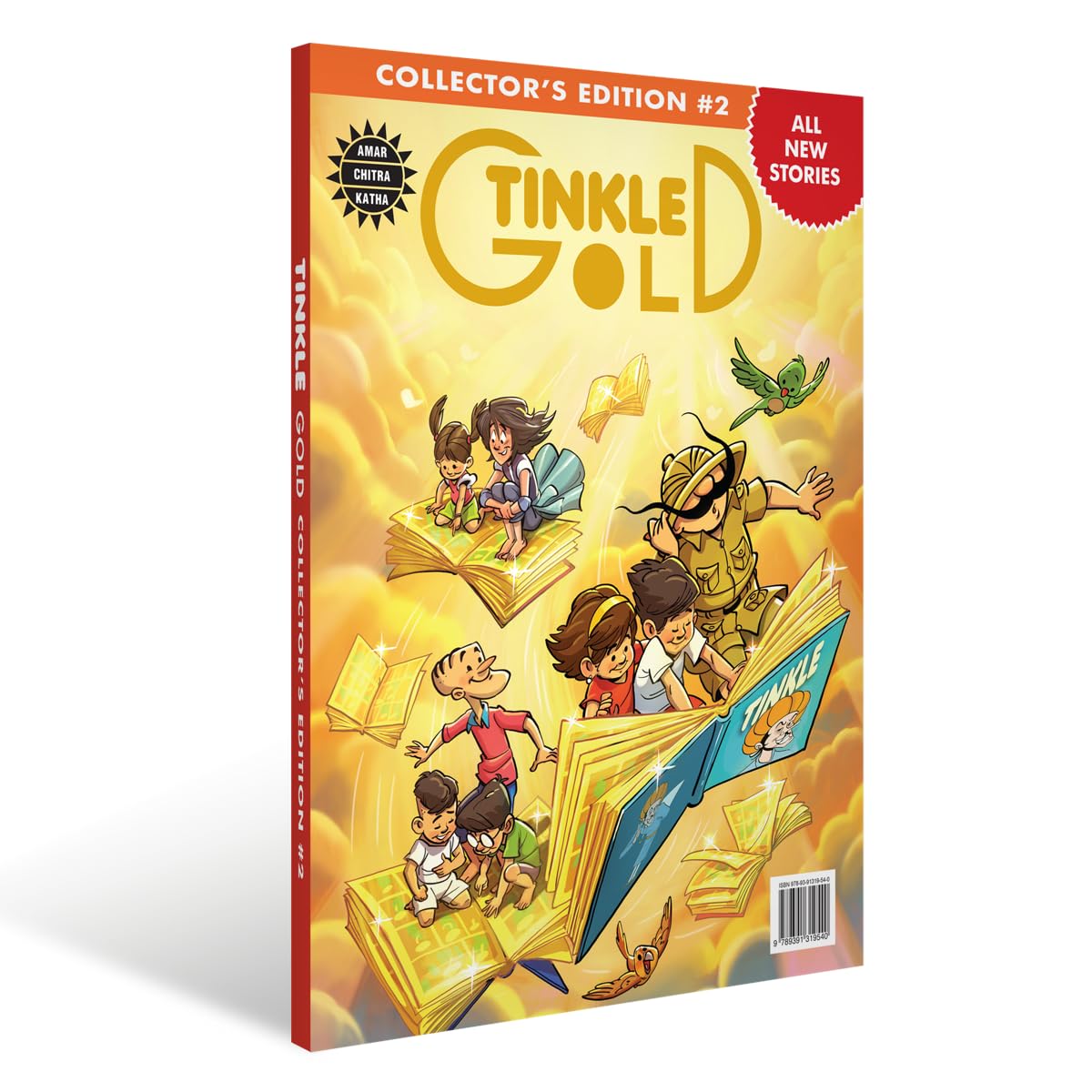 Tinkle Gold – 02 | Exclusive Comic Book Edition | Humour and Adventure Stories for Kids, Toddlers and Young Readers | Amar Chitra Katha - Retail Maharaj