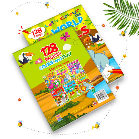 Let’s Colour the World of Animals: Activity & Colouring Book for Kids Ages 3–9 | Perfect Gift for Drawing, Painting & Creativity | Premium Paper Quality - Retail Maharaj