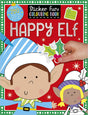 STICKER SCENES COLOURING BOOK Happy Elf - Retail Maharaj