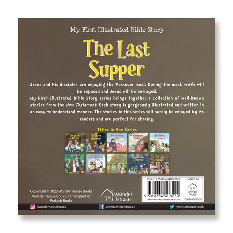 My First Illustrated Bible Story: The Last Supper - Retail Maharaj
