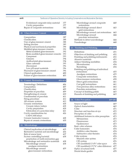 Textbook of Operative Dentistry, Including Conservative and Restorative Dentistry 6/e | (PB - 2026) - Retail Maharaj