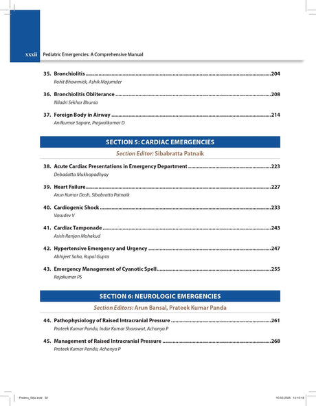 PEDIATRIC EMERGENCIES: A Comprehensive Manual - Retail Maharaj