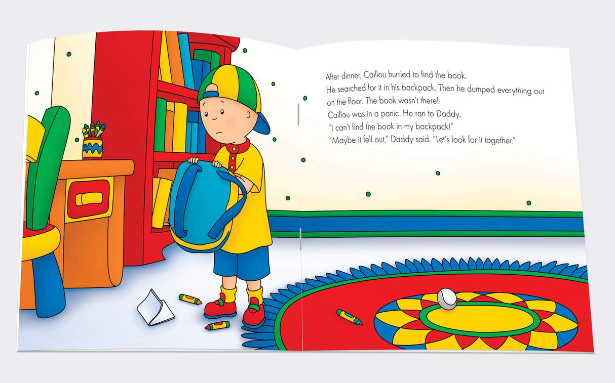 Caillou-Borrows a Book - Retail Maharaj