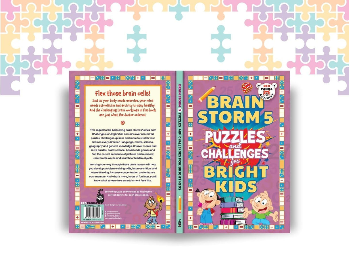 Brain Storm 5: Puzzles and Challenges for Smart Kids - Retail Maharaj