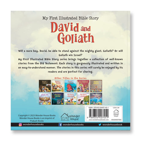 My First Illustrated Bible Story: David and Goliath - Retail Maharaj
