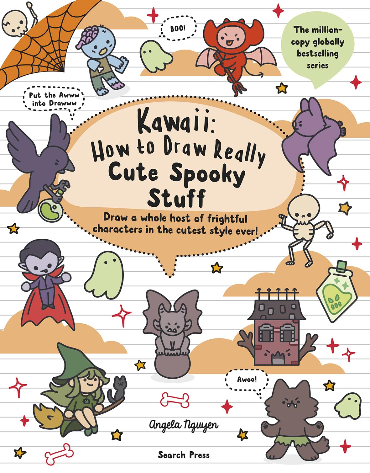 Kawaii: How to draw Really Cute Spooky Stuff: Draw a Whole Host of Frightful Characters in the Cutest Style Ever - Retail Maharaj