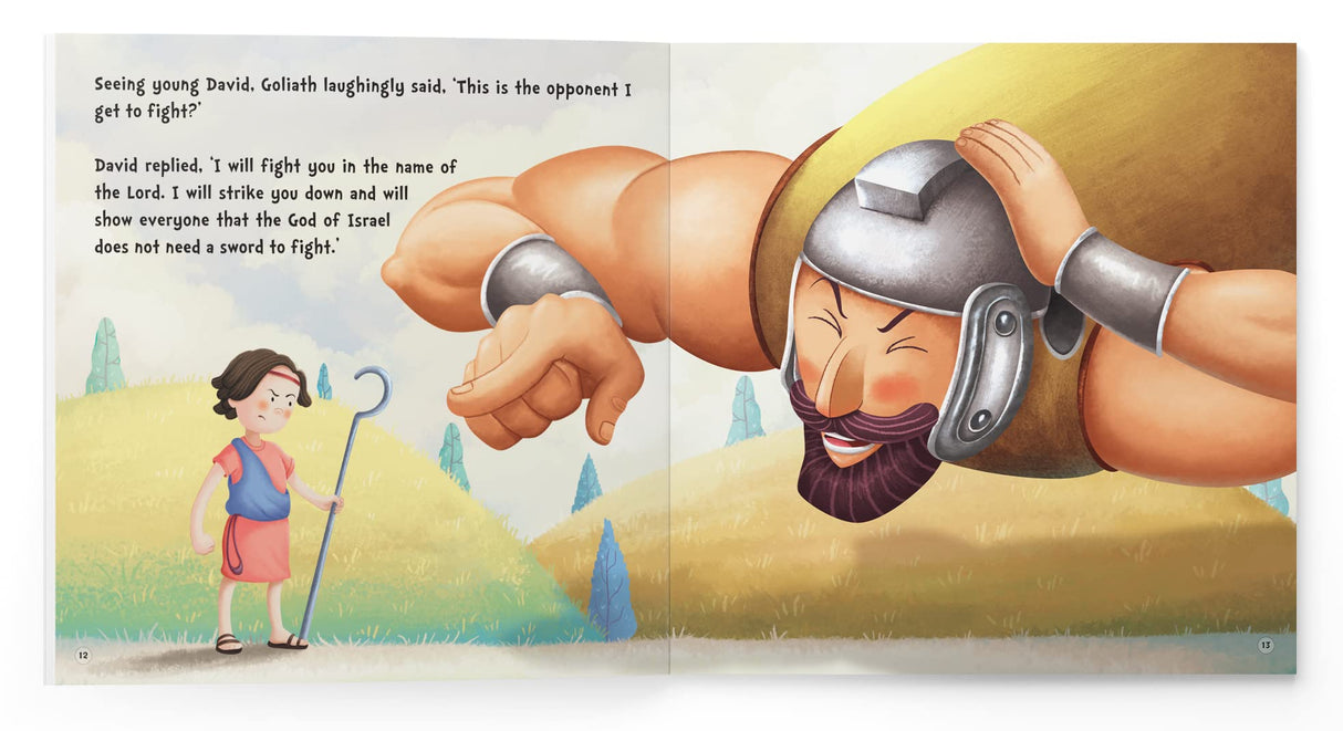 My First Illustrated Bible Story: David and Goliath - Retail Maharaj