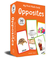 My First Flash Cards: Opposites: 30 Early Learning Flash Cards For Kids - Retail Maharaj