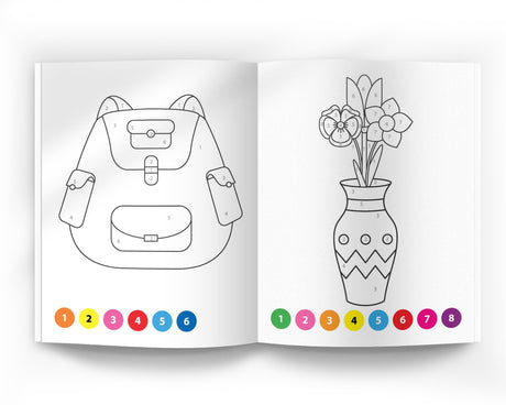 101 Color by Numbers: Fun Activity Book for Children | Learn Number Recognition & Color Matching | Ages 4–7 | Hours of Creative Learning Fun - Retail Maharaj