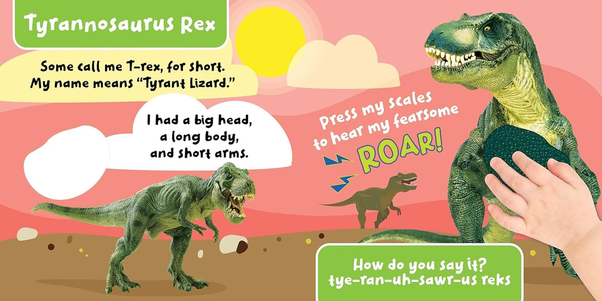 Dinosaurs Touch and Feel Book with Sound - Retail Maharaj