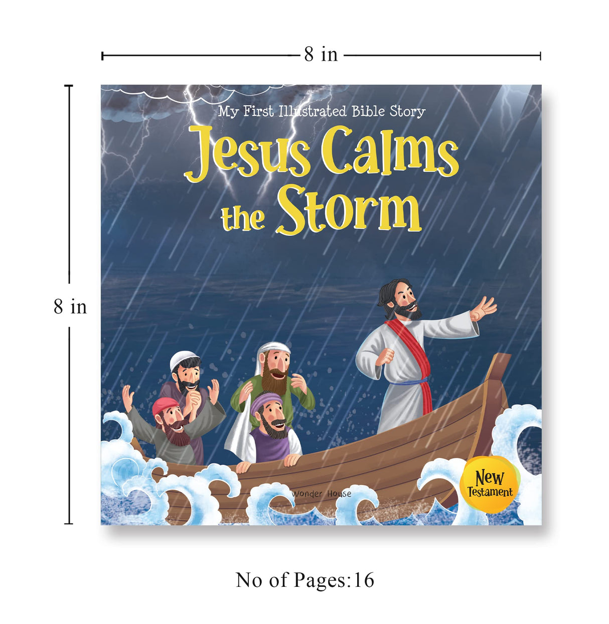My First Illustrated Bible Story: Jesus Calms the Storm - Retail Maharaj