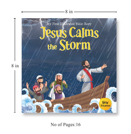 My First Illustrated Bible Story: Jesus Calms the Storm - Retail Maharaj