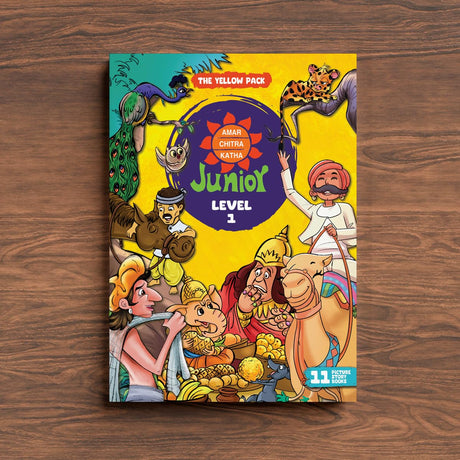 Amar Chitra Katha Junior - Early Reader's Volume 1 – Picture Book Set for Kids | Illustrated Stories for Ages 2+ | Fun Learning & Reading for Beginners - Retail Maharaj